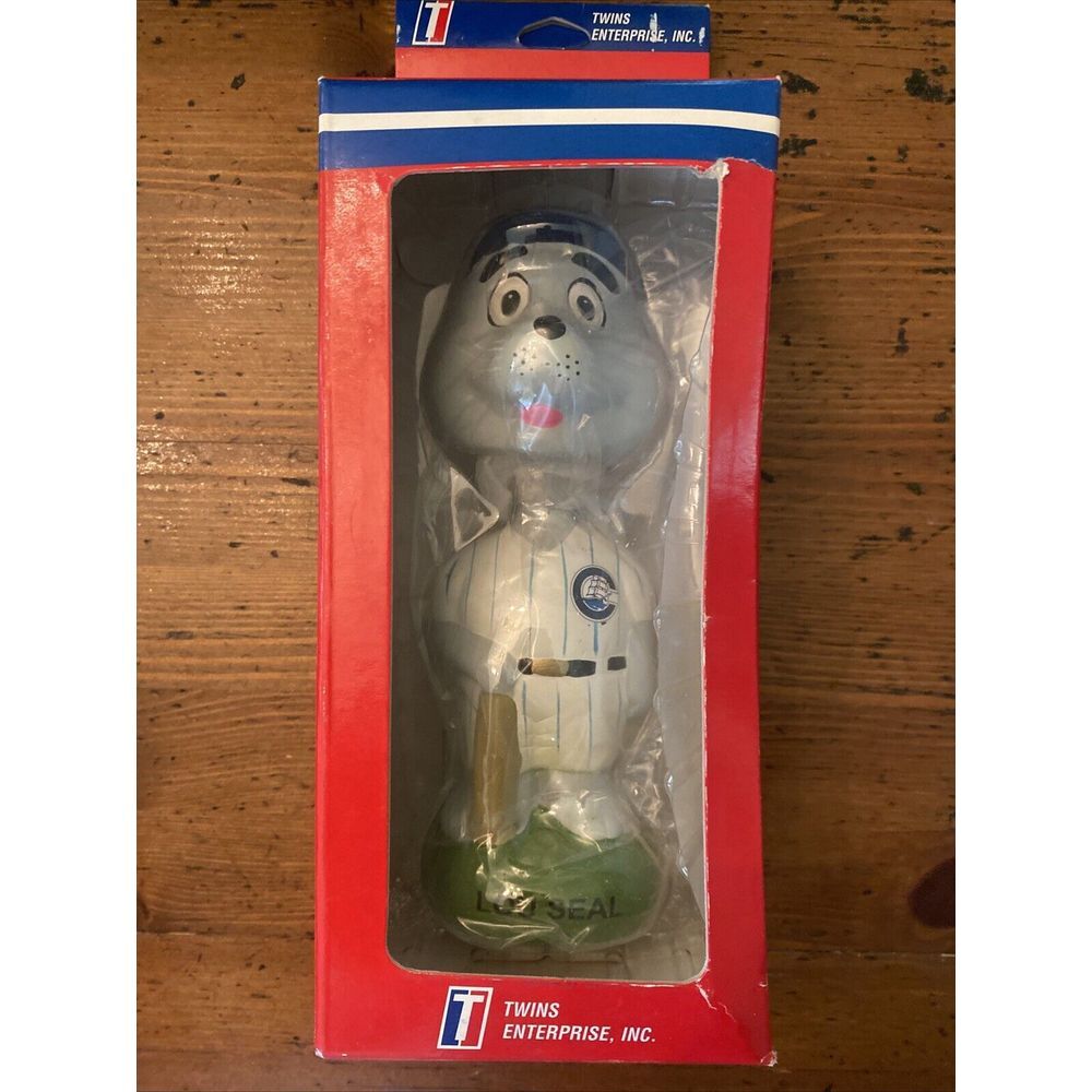 NOS Vintage Columbus Clippers "Lou Seal" Mascot Bobblehead TEI 1998 MLB Baseball